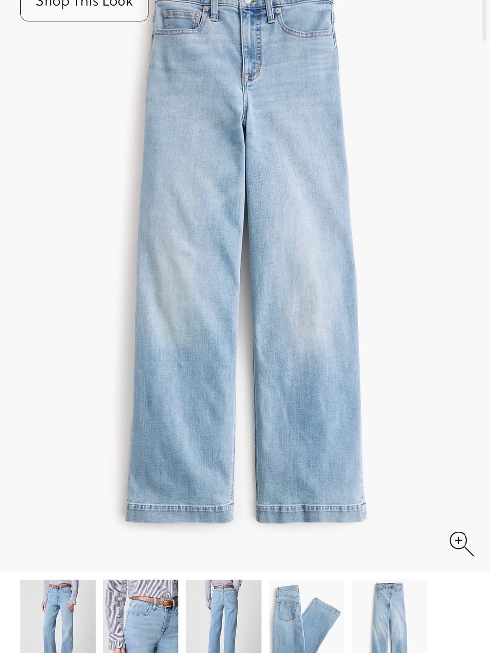 Classic wide-leg jean in signature stretch 29P